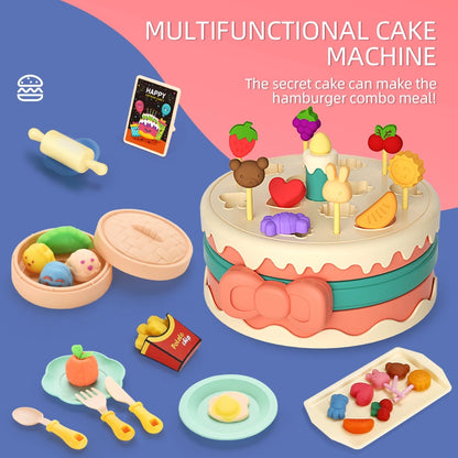 Kinder Kuchen-Spielset mit Knete – Kreatives Rollenspiel-Spielzeug