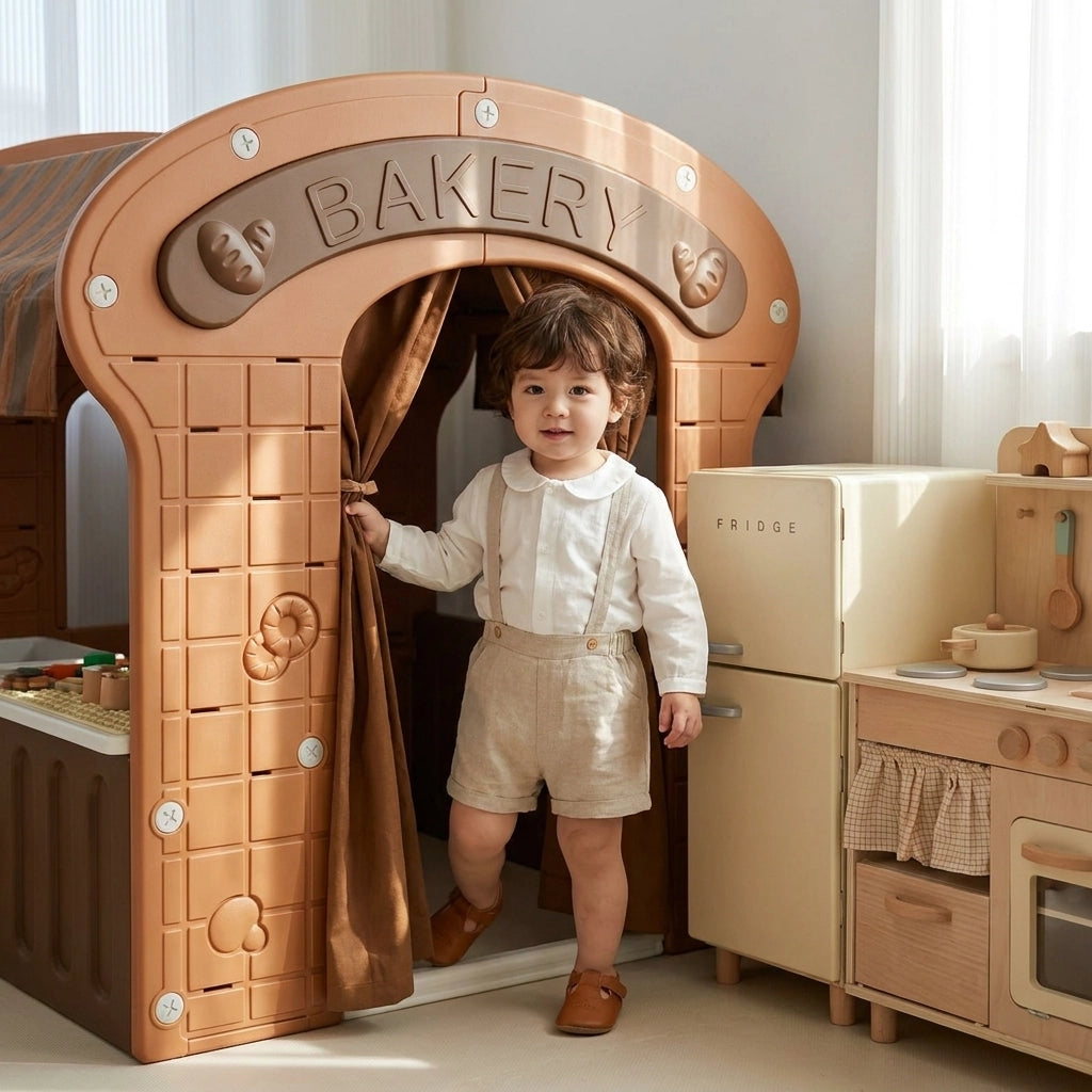 Kinderspielhaus BAKERY – Montessori Spielzelt Indoor